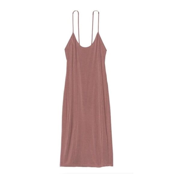 NWT Victoria's‎ Secret XS Pink Lace Tie Back Slip Dress Tank Top Nightgown - Picture 1 of 7